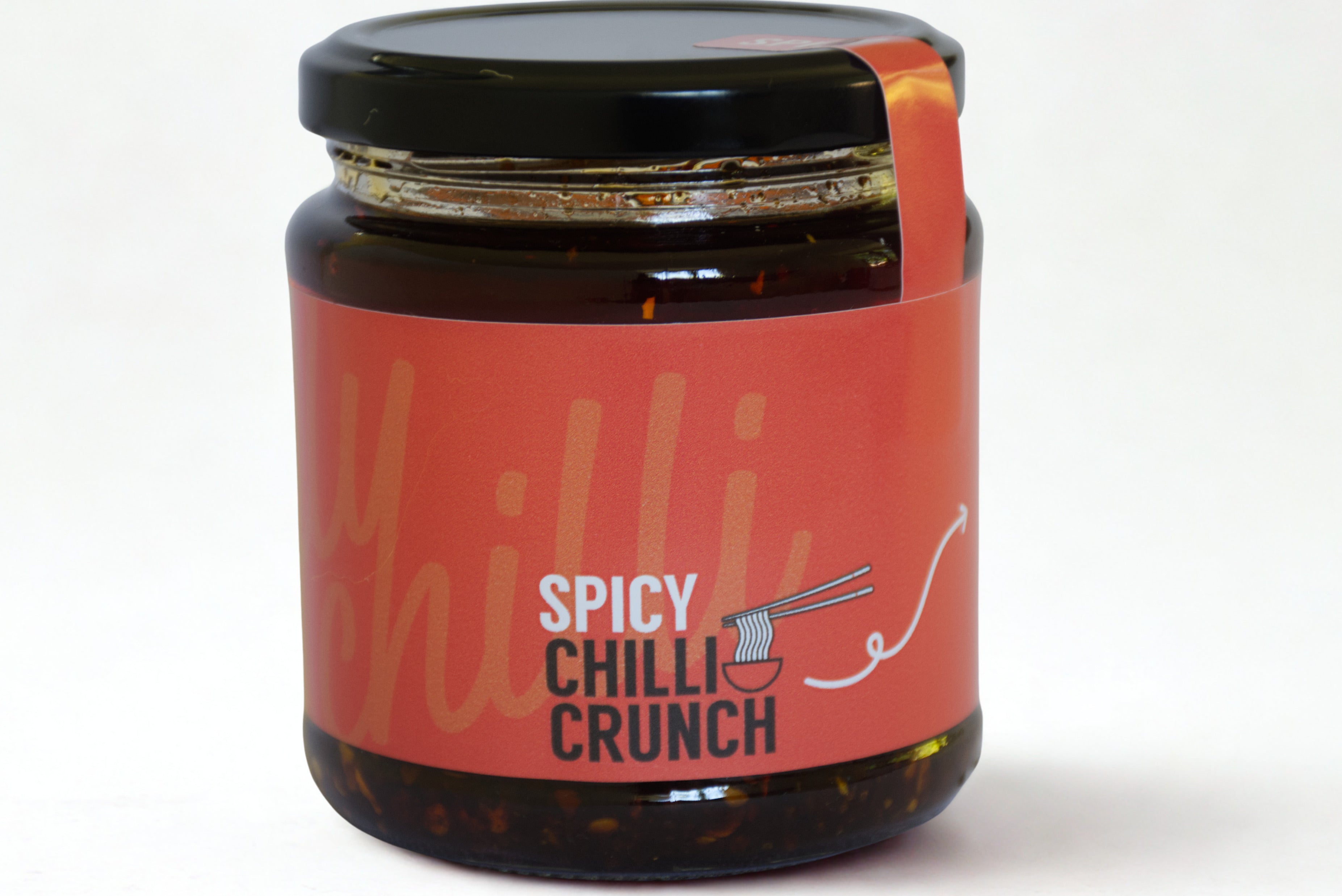 Dilly Chilli Spicy Chilli Crunch jar — fiery crunchy chilli condiment